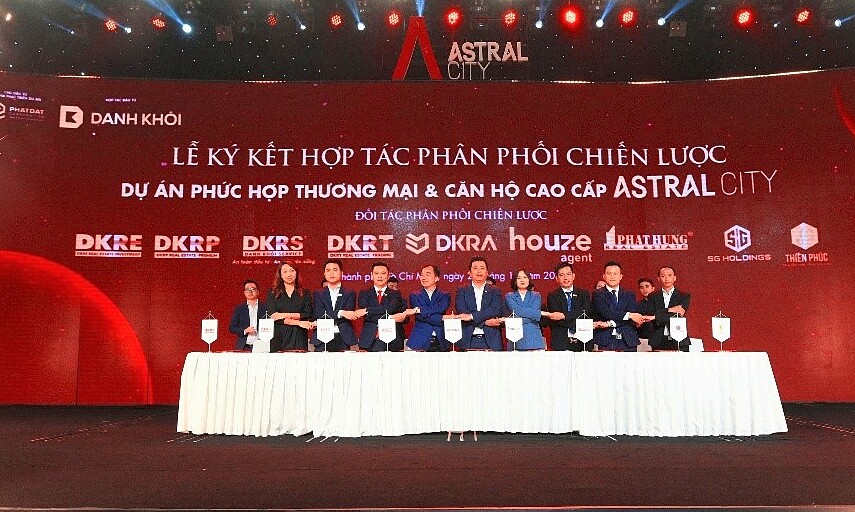 Lễ ký kết hợp tác giữa các đơn vị dự án Astral City
