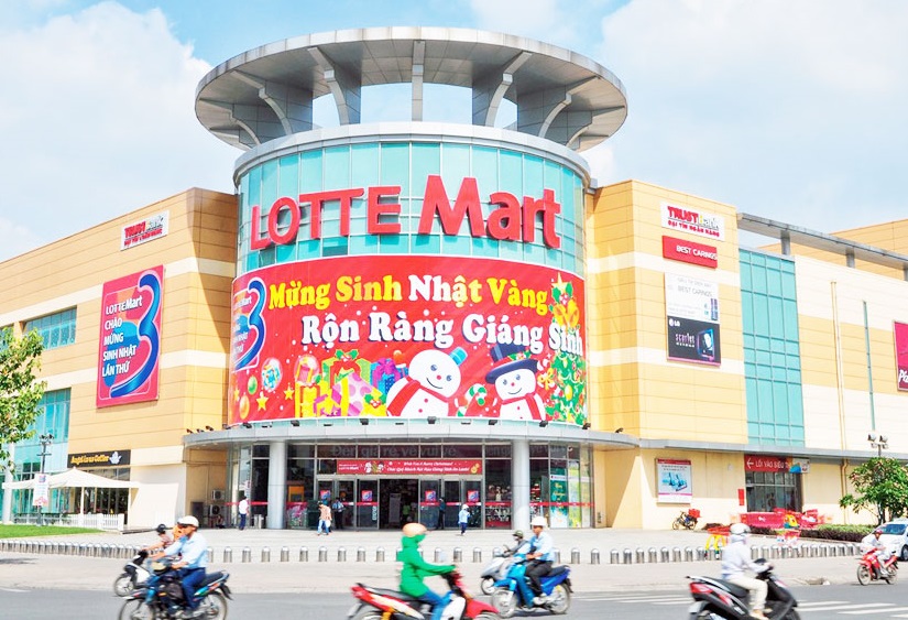 Trung tâm thương mại Lotte Mart Quận 7 cách dự an Eco Green Sài Gòn 3km