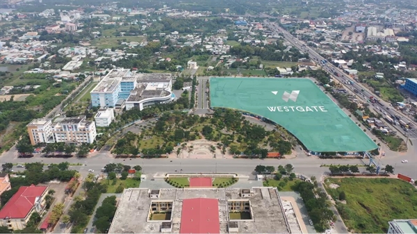 Dự án Westgate tọa lạc tại trung tâm hành chính Tây Sài Gòn.
