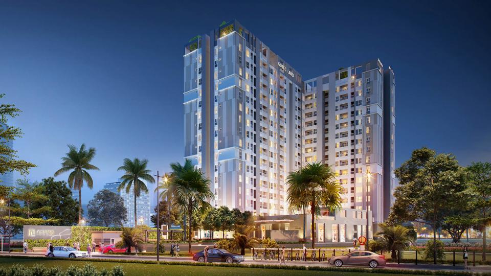 Phối cảnh tổng thể dự án căn hộ chung cư Saigon Asiana Quận 6 Đường Nguyễn Văn Luông chủ đầu tư Gotec Land