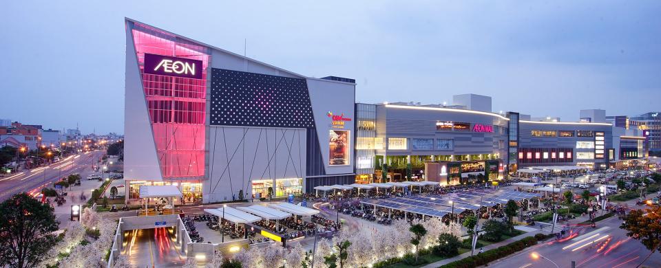 Đại siêu thị Aeon Mall tại khu dân cư Tên Lửa chỉ cách dự án Saigon Asiana 2km