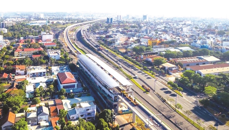 Các dự án BĐS và giá đất dọc theo tuyến metro có xu hướng tăng mạnh trong vài năm trở lại đây. Ảnh: Ban Quản lý Đường sắt đô thị TP Hồ Chí Minh
