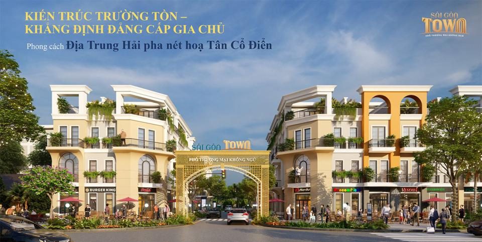 Dự án Sài Gòn Town Tân Trụ.