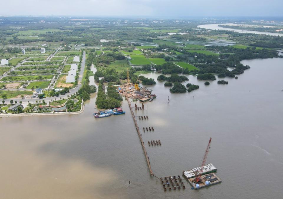 cầu Nhơn Trạch thuộc dự án Vành đai 3 TP. HCM