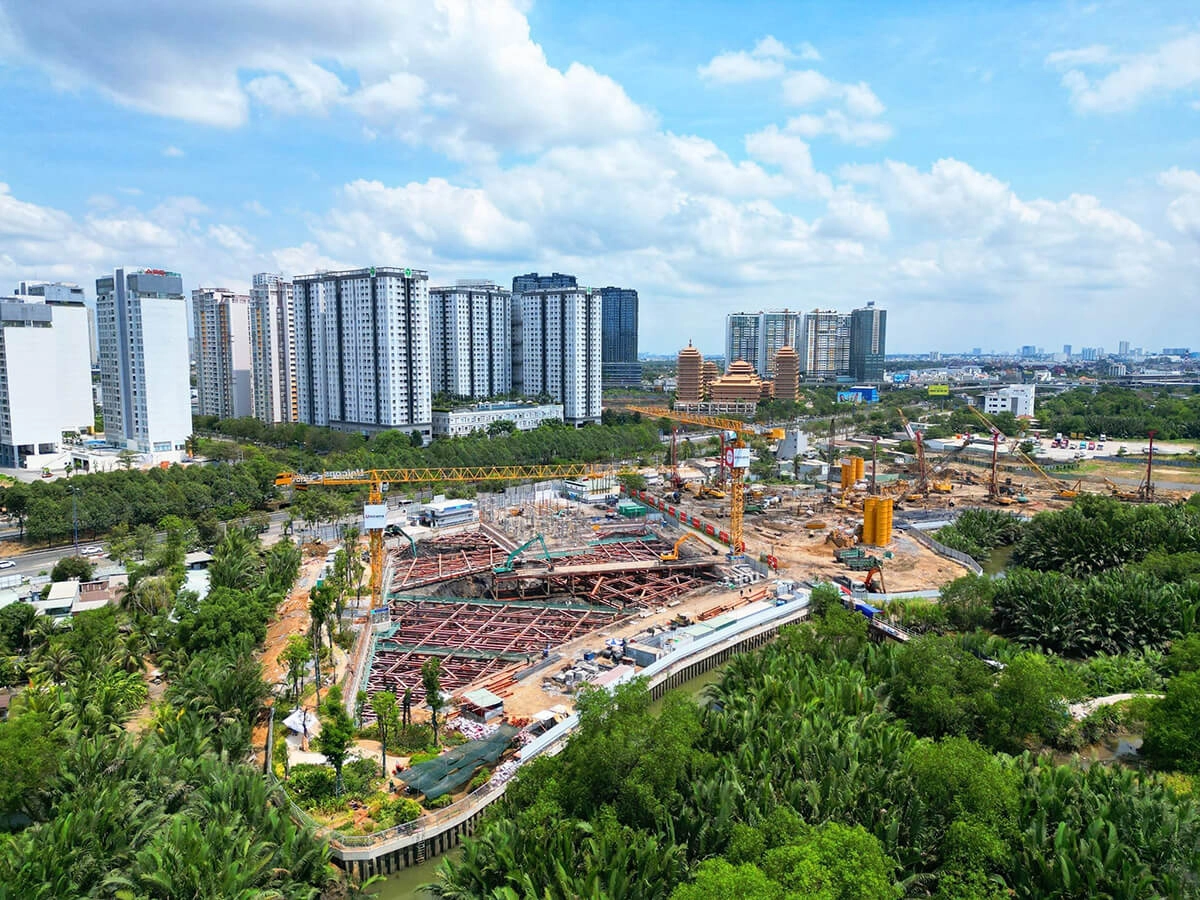 Tiến độ Eaton Park Gamuda Land tháng 4/2024 cập nhật mới nhất