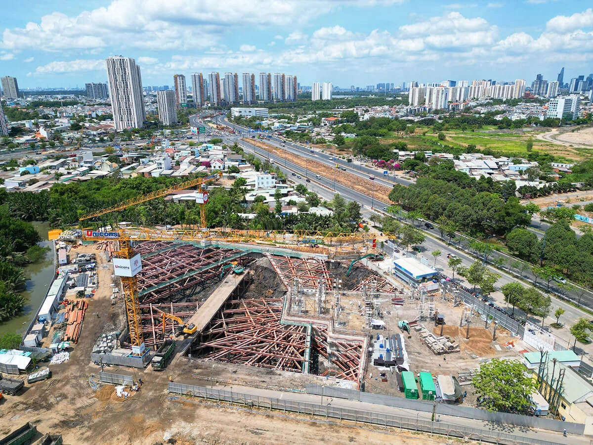 Tiến độ Eaton Park Gamuda Land tháng 4/2024 cập nhật mới nhất