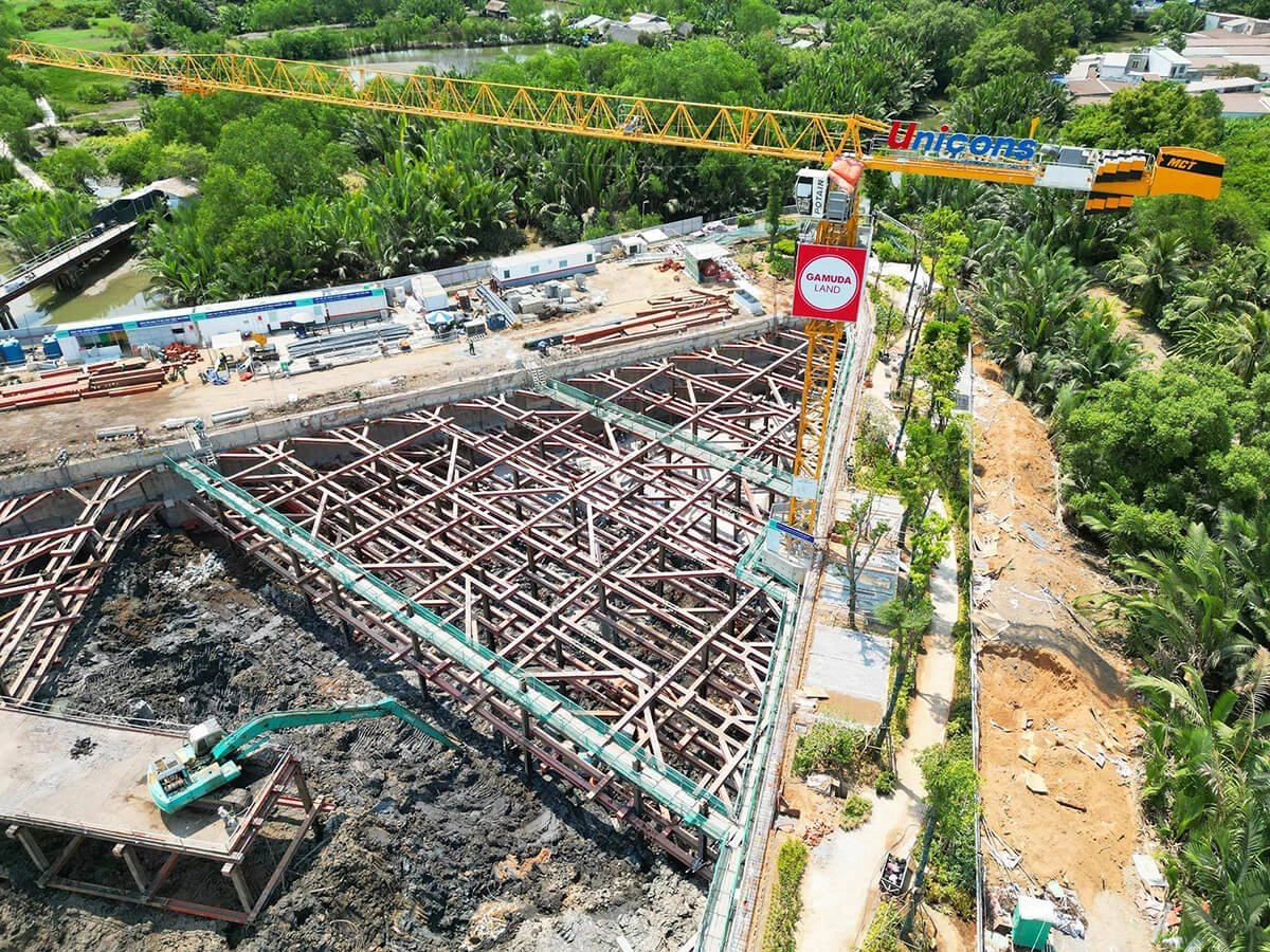 Tiến độ Eaton Park Gamuda Land tháng 4/2024 cập nhật mới nhất