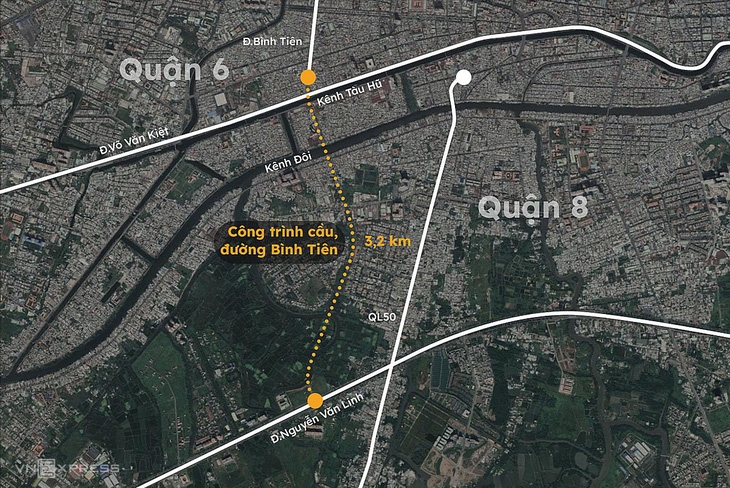 Cầu Đường Bình Tiên Đòn Bẩy Phát Triển Bất Động Sản Quận 6, Quận 8 & Dự Án D-Homme, D-Aqua