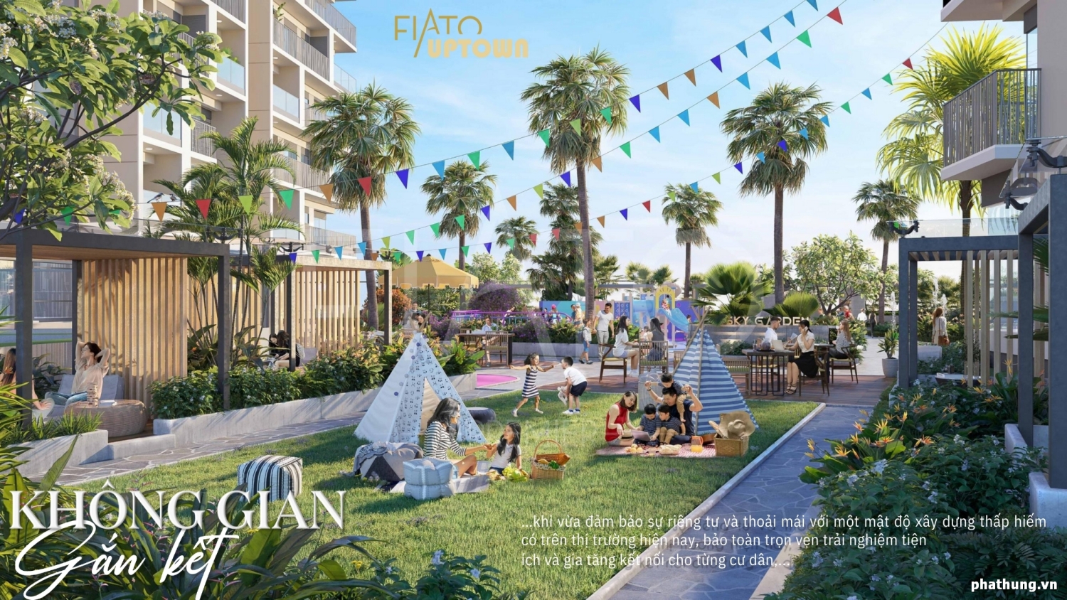 Fiato Uptown Không gian gắn kết