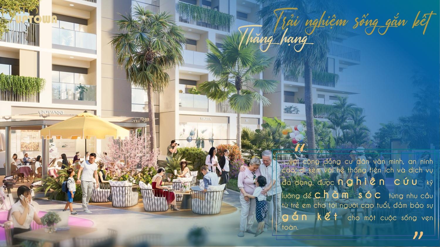Không gian sống Fiato Uptown hài hòa với thiên nhiên, tiêu chí Xanh Sạch Đẹp