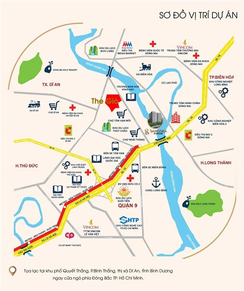 Phân tích vị trí khu căn hộ The Gió – Dĩ An, Bình Dương