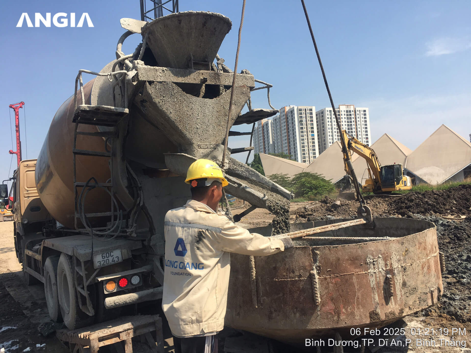 Tiến độ thi công dự án The Gió Riverside tháng 2/2025: Công trường sôi động sau Tết Ất Tỵ