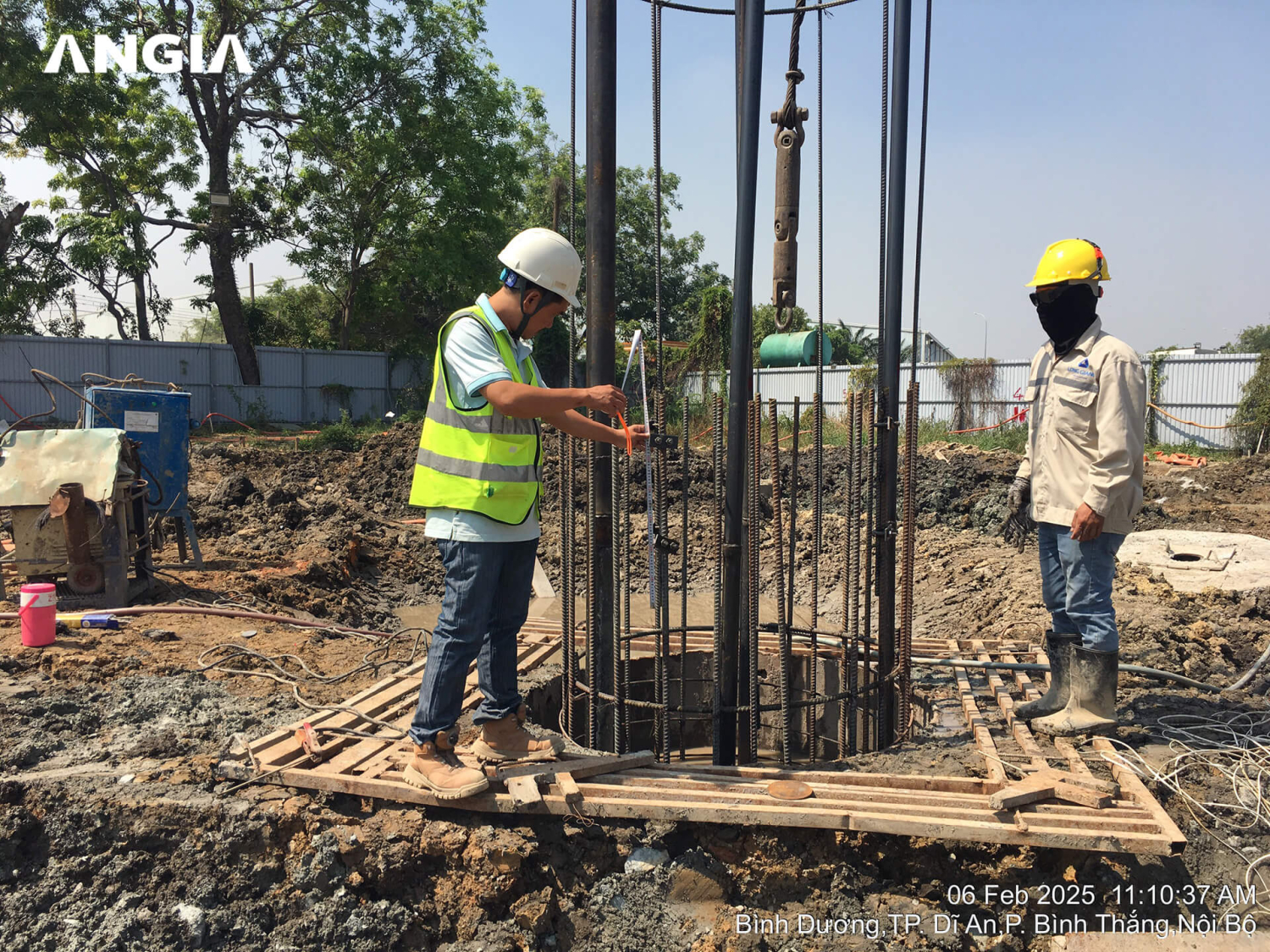 Tiến độ thi công dự án The Gió Riverside tháng 2/2025: Công trường sôi động sau Tết Ất Tỵ