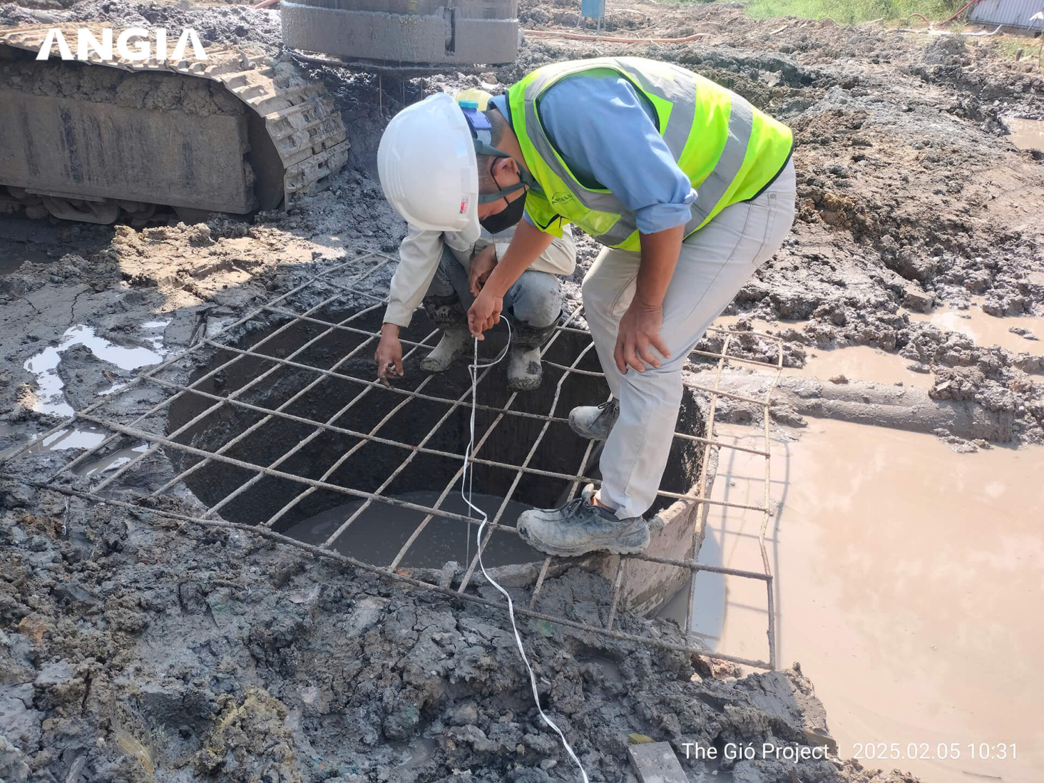 Tiến độ thi công dự án The Gió Riverside tháng 2/2025: Công trường sôi động sau Tết Ất Tỵ