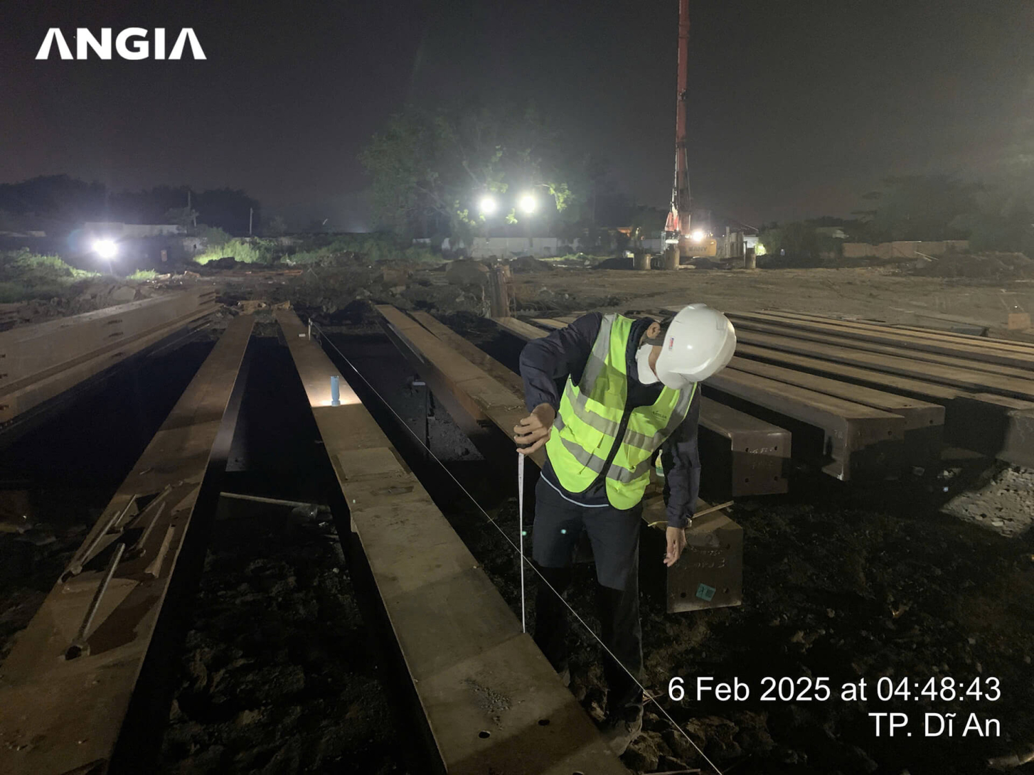 Tiến độ thi công dự án The Gió Riverside tháng 2/2025: Công trường sôi động sau Tết Ất Tỵ