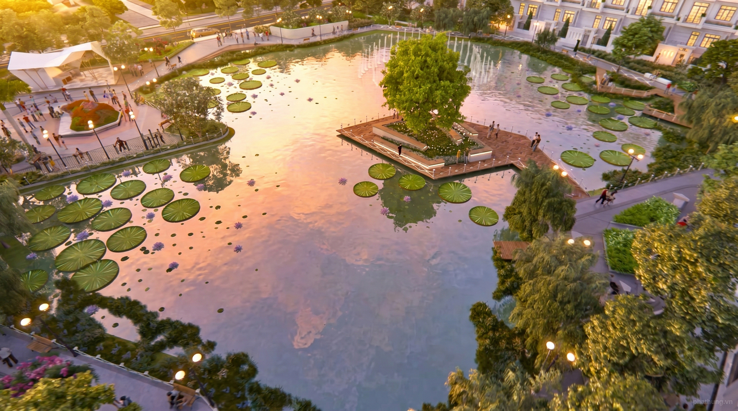 Cảnh quan tuyệt đẹp Công viên Lunar Park The Peak Garden