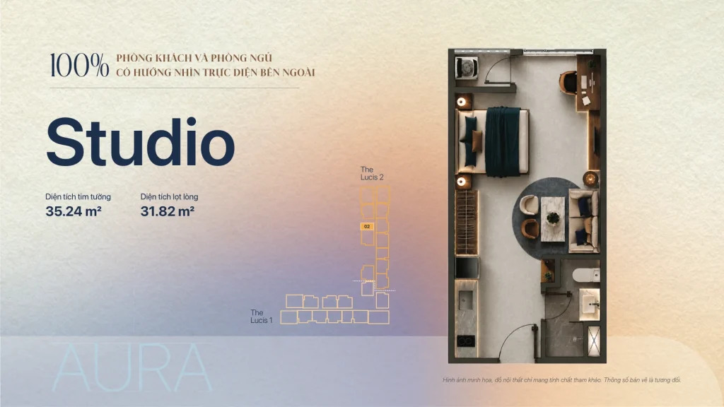 Thiết kế chi tiết mẫu căn hộ Studio tại dự án TT Genesis Thiết kế chi tiết mẫu căn hộ Studio tại dự án TT Genesis