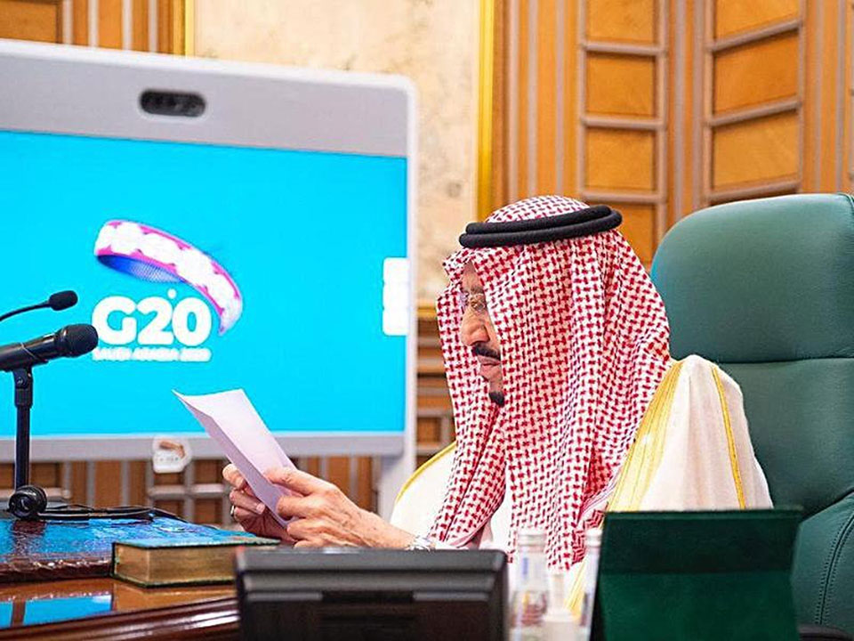 Quốc vương Ả rập Xê út chủ trì Hội nghị G20